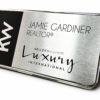 KWMB | Framed Name Tag - Black/Silver Block 1.5x3